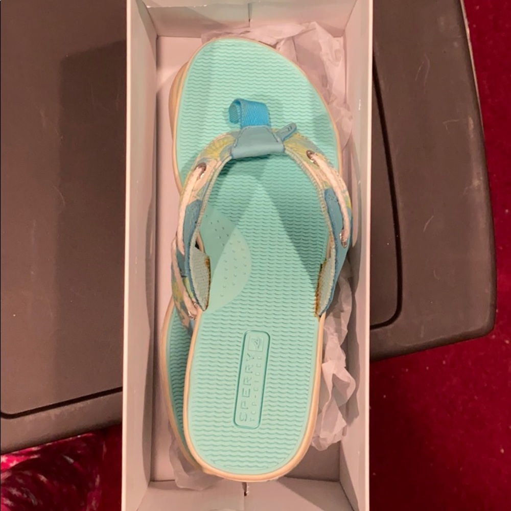Brand New Sperry Flip Flops with box and tags